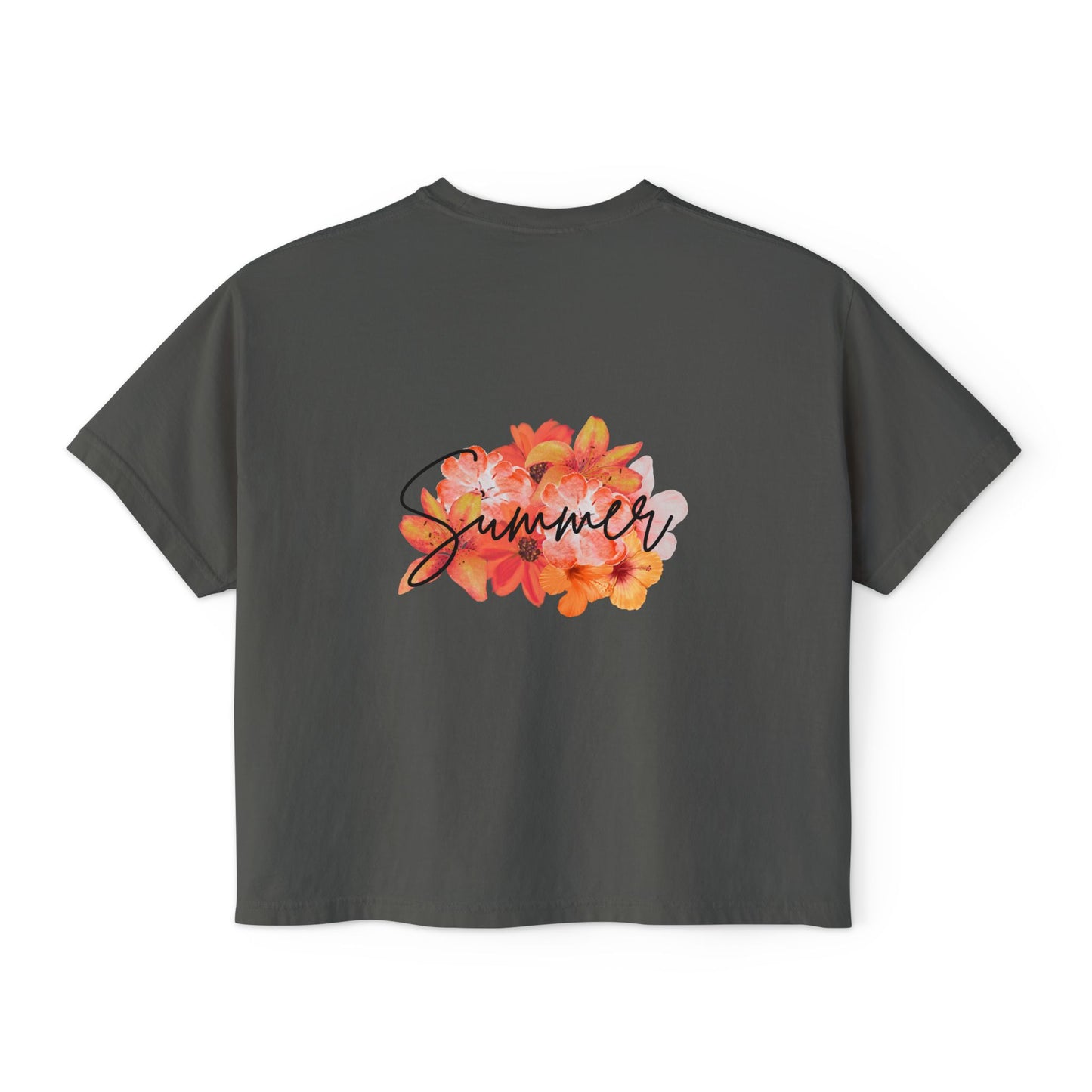 Summer Floral Women's Boxy Tee