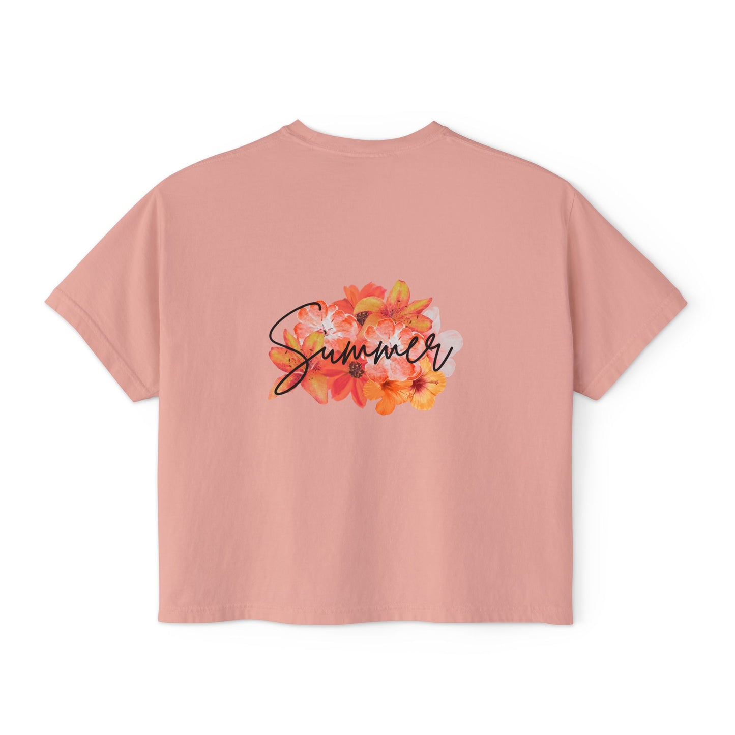 Summer Floral Women's Boxy Tee